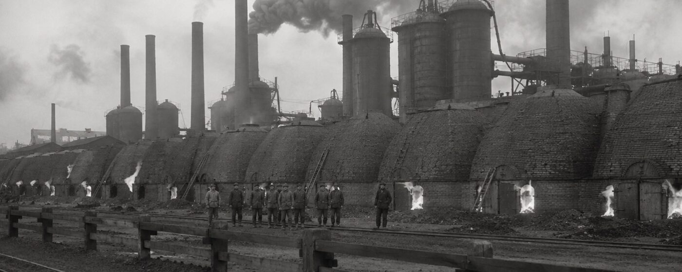 Plate 95 — Beehive coke battery and furnace works, Furnace District
