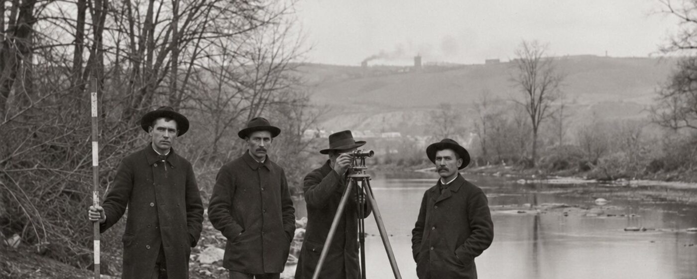 Plate 82 — Survey crew, river headwaters