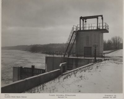 Plate 70 — Flood control structure, section 7-4, winter survey
