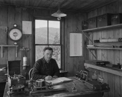 Plate 93 — Observation station interior, Hill Station District