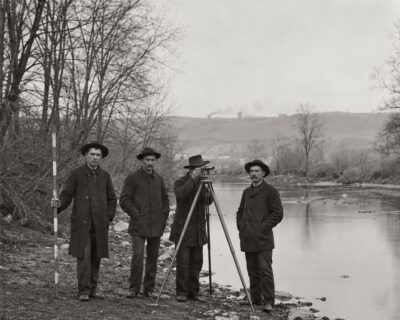 Plate 82 — Survey crew, river headwaters